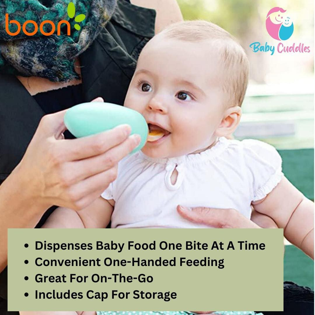 Boon Squirt Silicone Baby Food Dispensing Spoon