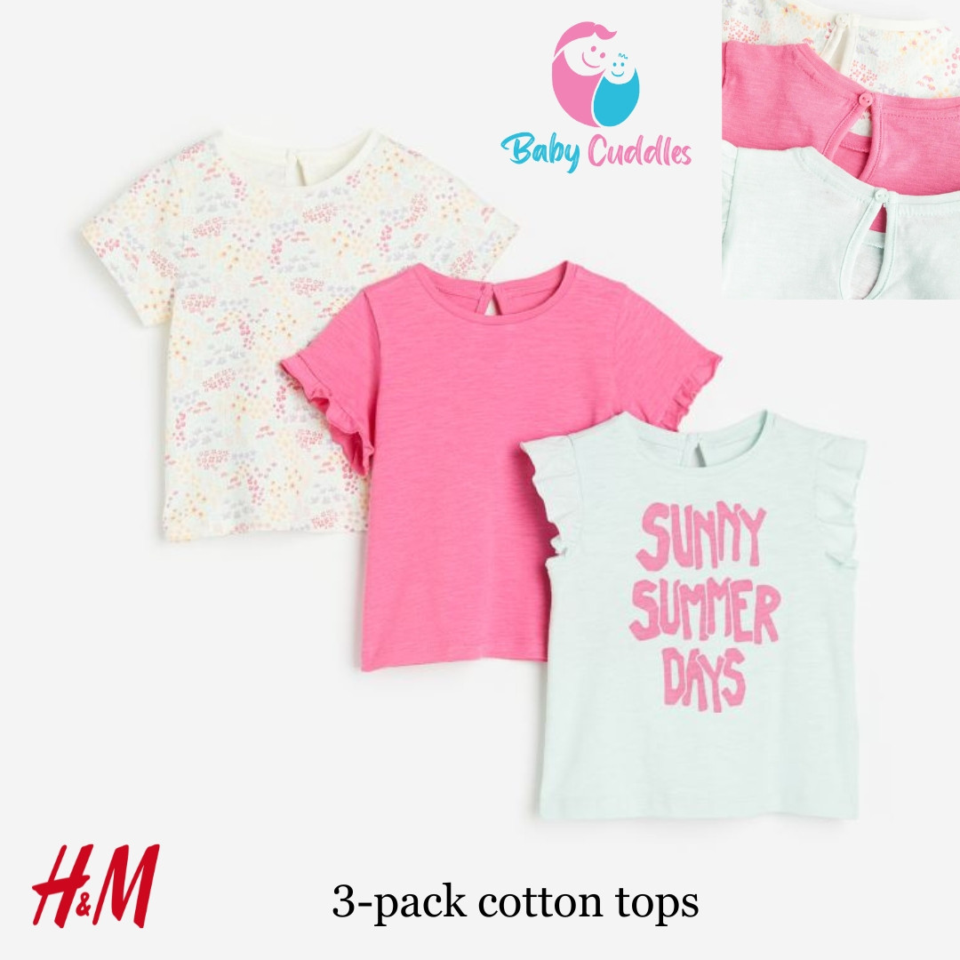 3-pack cotton tops